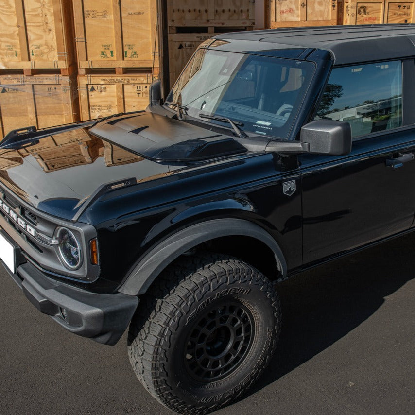 2021-Up Ford Bronco Raptor Package Front Hood Bonnet Scoop Cover image 2