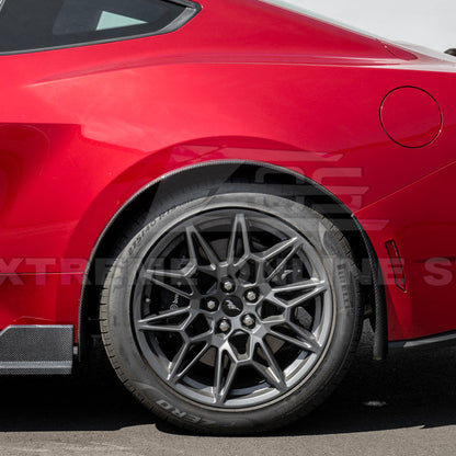 2024+ Ford Mustang DRY CARBON FIBER Fender Flares Mud Flap image 18