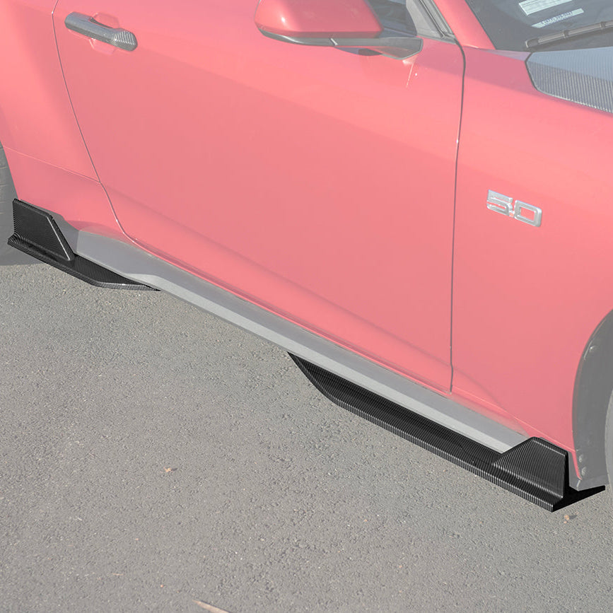 2024+ Ford Mustang Side Skirts Extension image 40