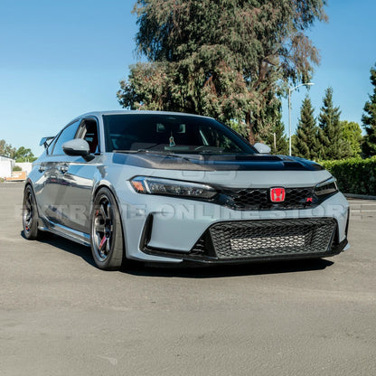2023-Up Honda Civic FL5 Type-R | JDM Varis Style Front Hood Cover image 8