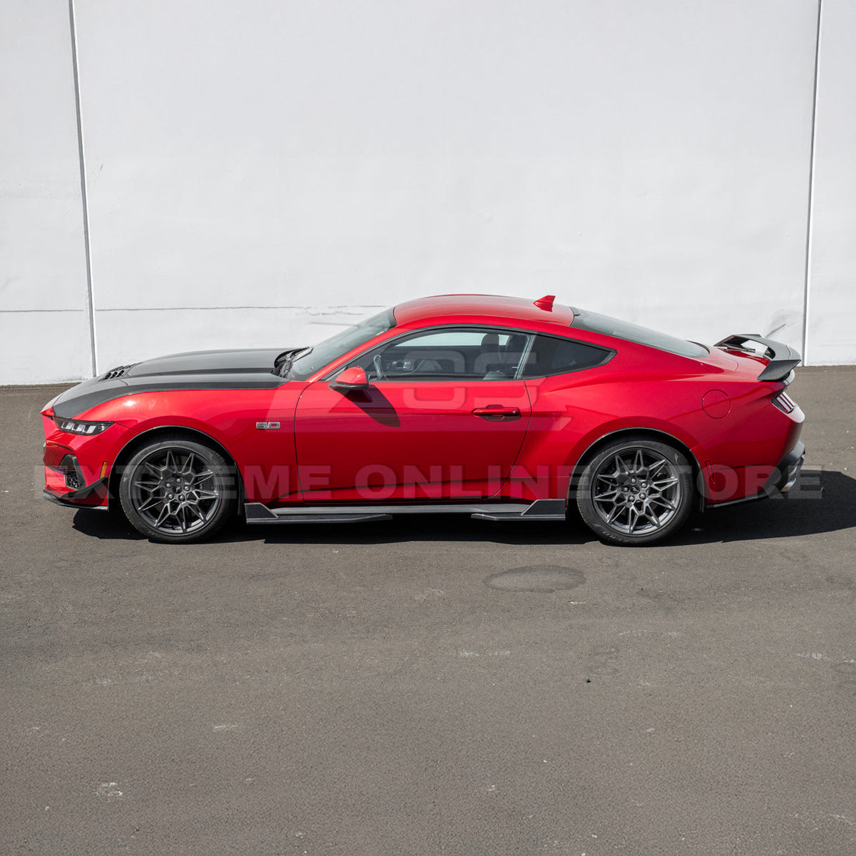 2024+ Ford Mustang DRY CARBON FIBER Fender Flares Mud Flap image 48