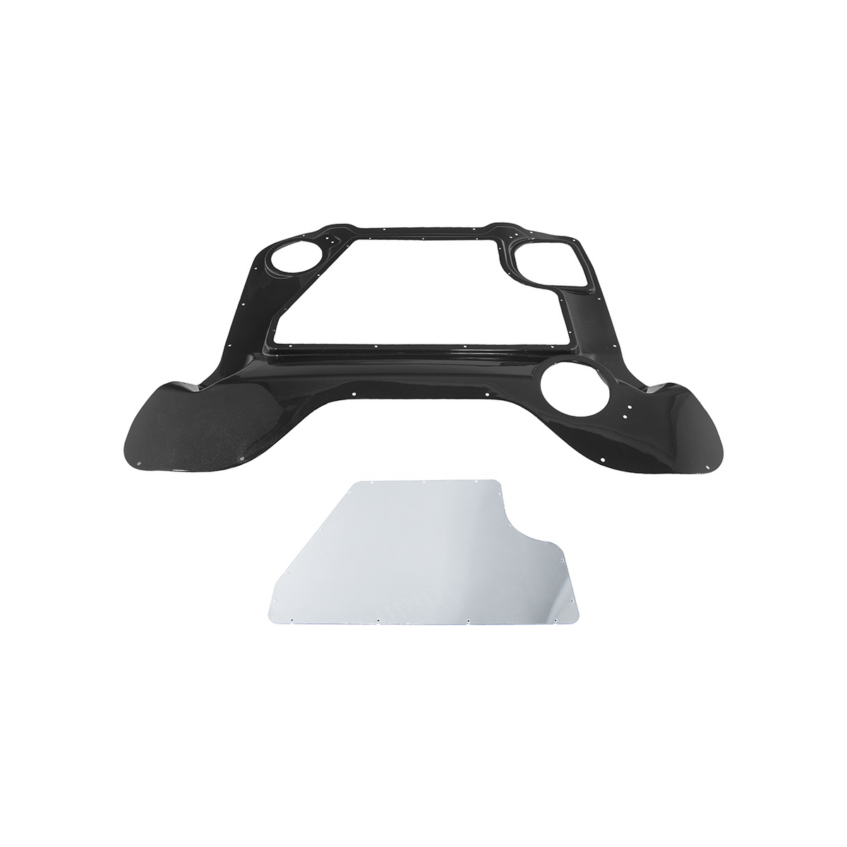 Corvette C8 E-Ray Convertible CARBON FLASH Engine Bay Panel Clear Cover image 1