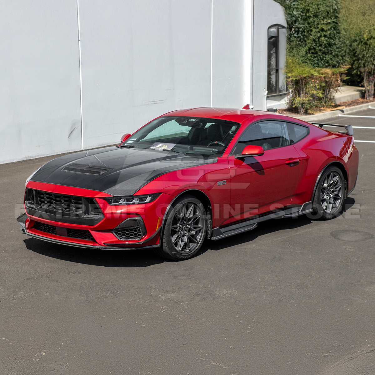 2024+ Ford Mustang DRY CARBON FIBER Fender Flares Mud Flap image 11