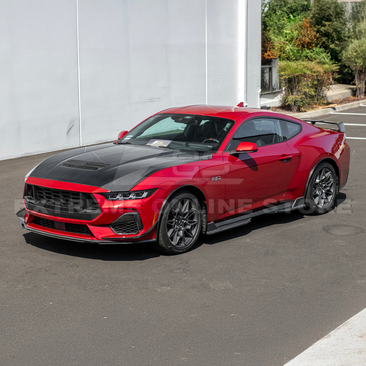 2024+ Ford Mustang DRY CARBON FIBER Fender Flares Mud Flap image 43