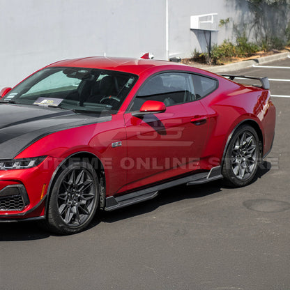 2024+ Ford Mustang DRY CARBON FIBER Fender Flares Mud Flap image 12