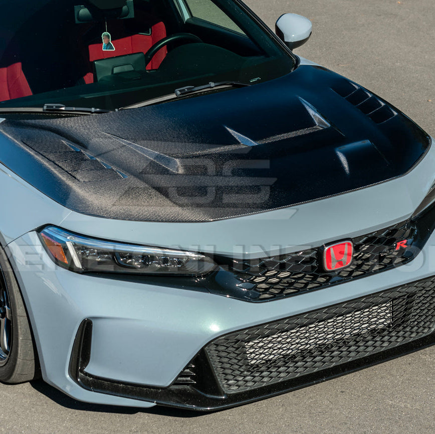 2023-Up Honda Civic FL5 Type-R | JDM Varis Style Front Hood Cover image 9