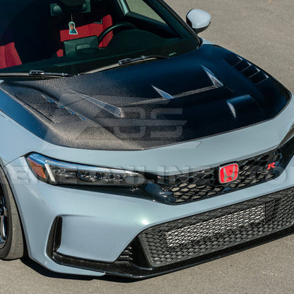 2023-Up Honda Civic FL5 Type-R | JDM Varis Style Front Hood Cover image 9