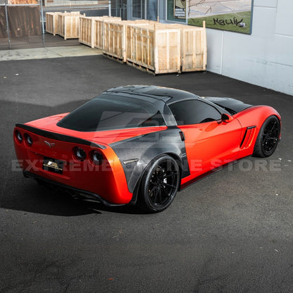 Corvette C6 Carbon Fiber Package B-Pillar / Halo Cover image 4