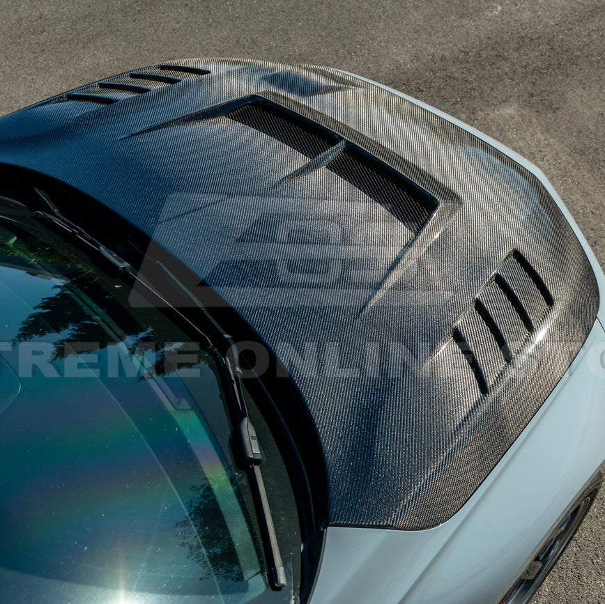 2023-Up Honda Civic FL5 Type-R | JDM Varis Style Front Hood Cover image 12