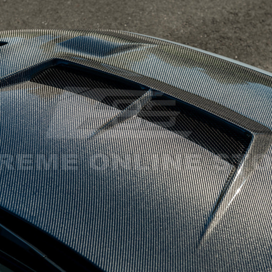 2023-Up Honda Civic FL5 Type-R | JDM Varis Style Front Hood Cover image 15