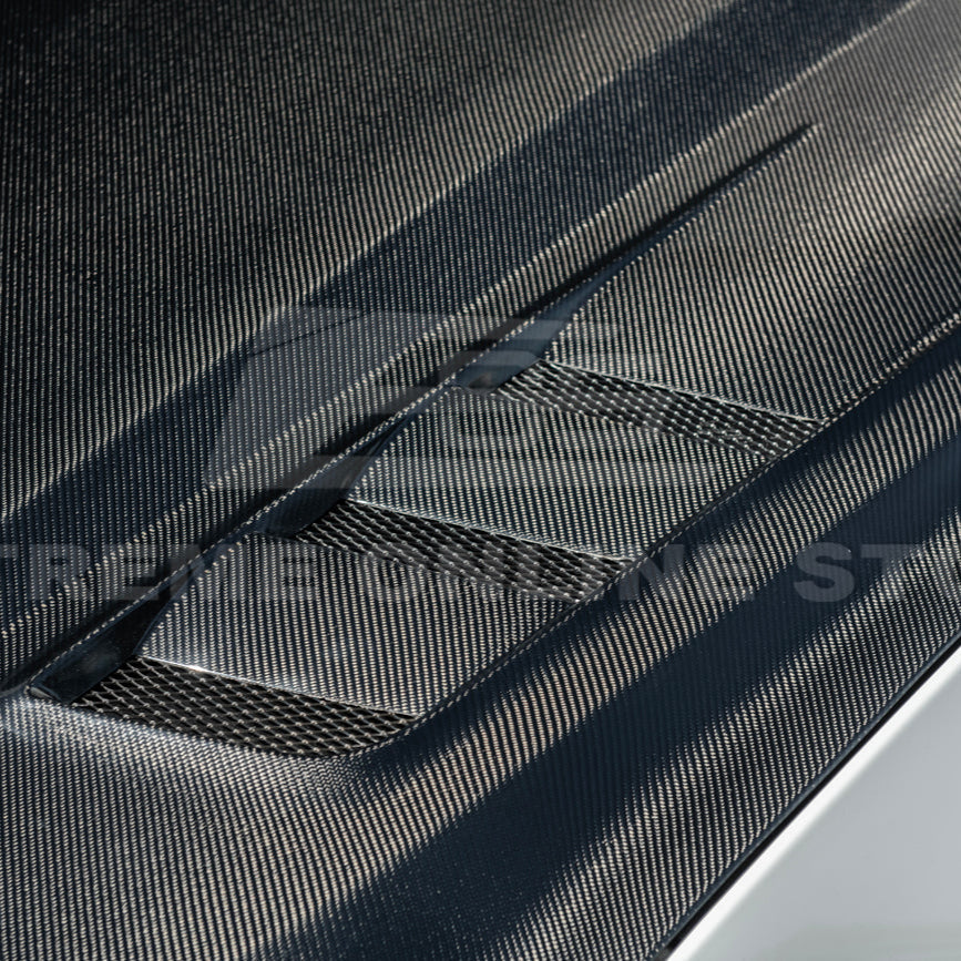 2018-23 Ford Mustang Terminator Style Front Vented Bumper Hood image 14