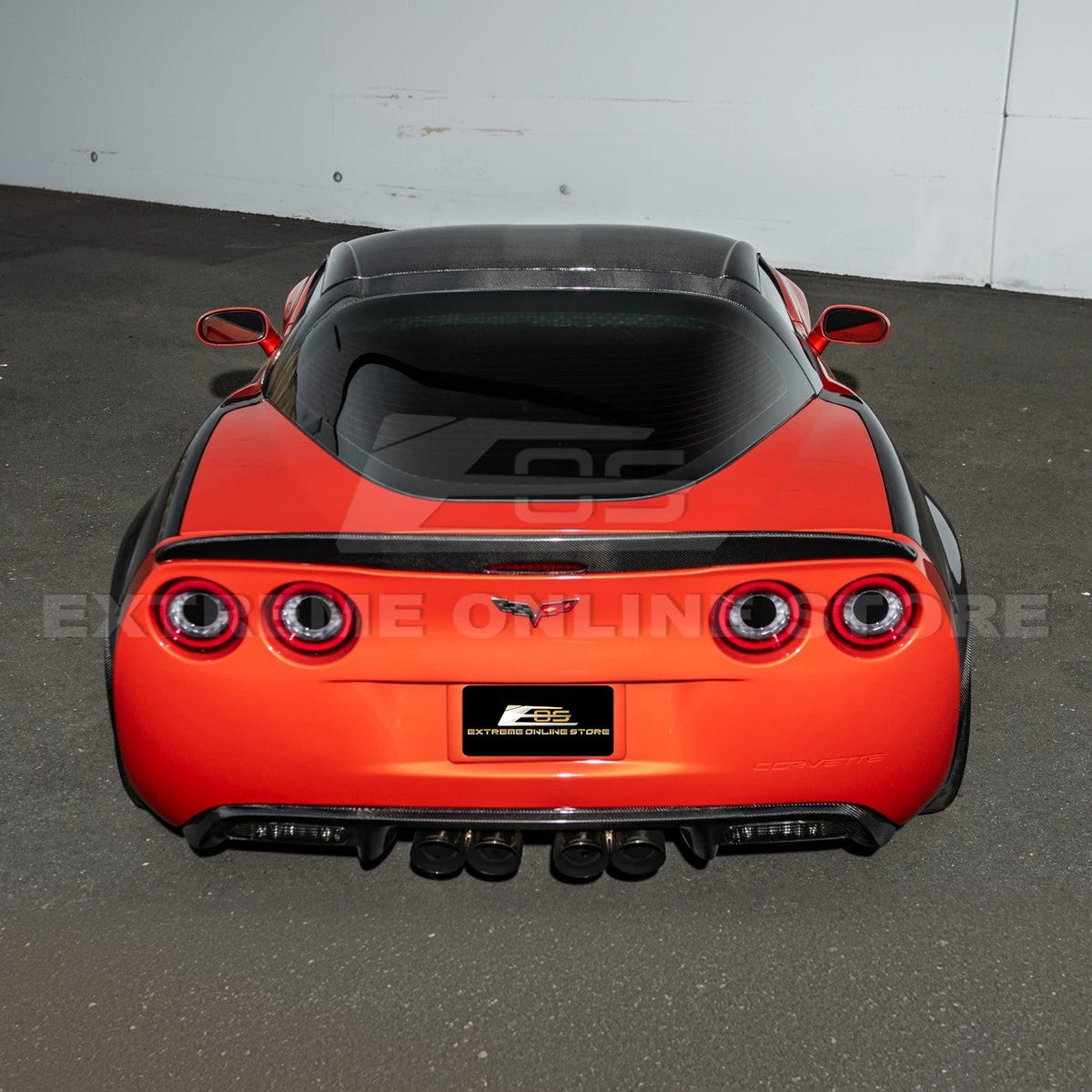 Corvette C6 Carbon Fiber Package B-Pillar / Halo Cover image 5