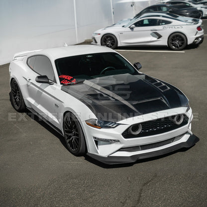 2018-23 Ford Mustang Terminator Style Front Vented Bumper Hood image 8