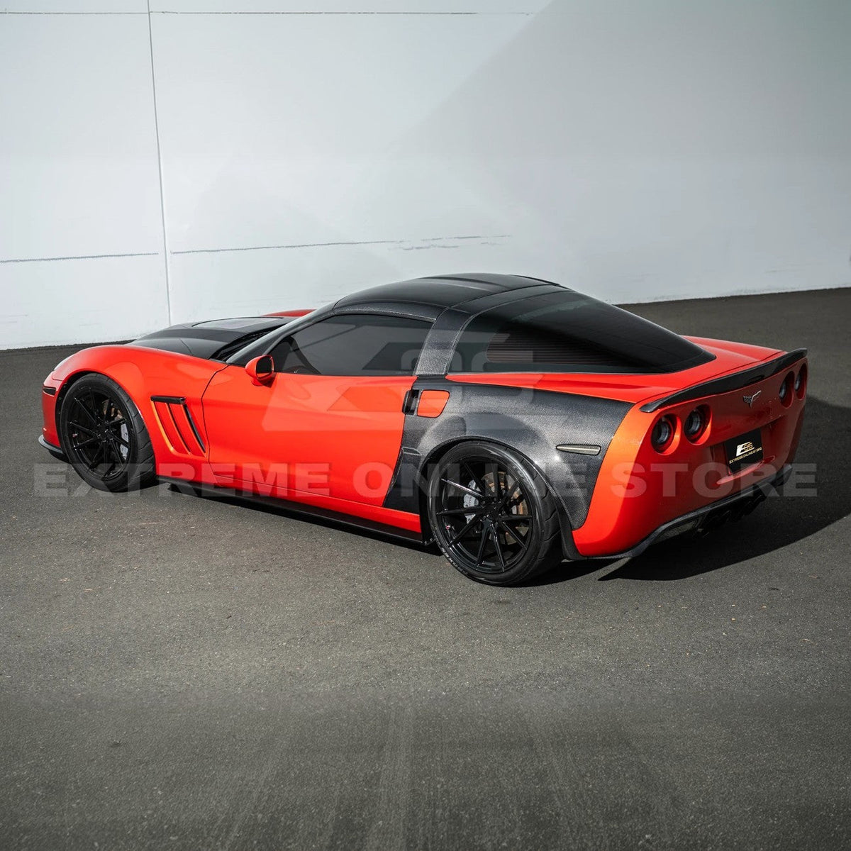 Corvette C6 Carbon Fiber Package B-Pillar / Halo Cover image 6
