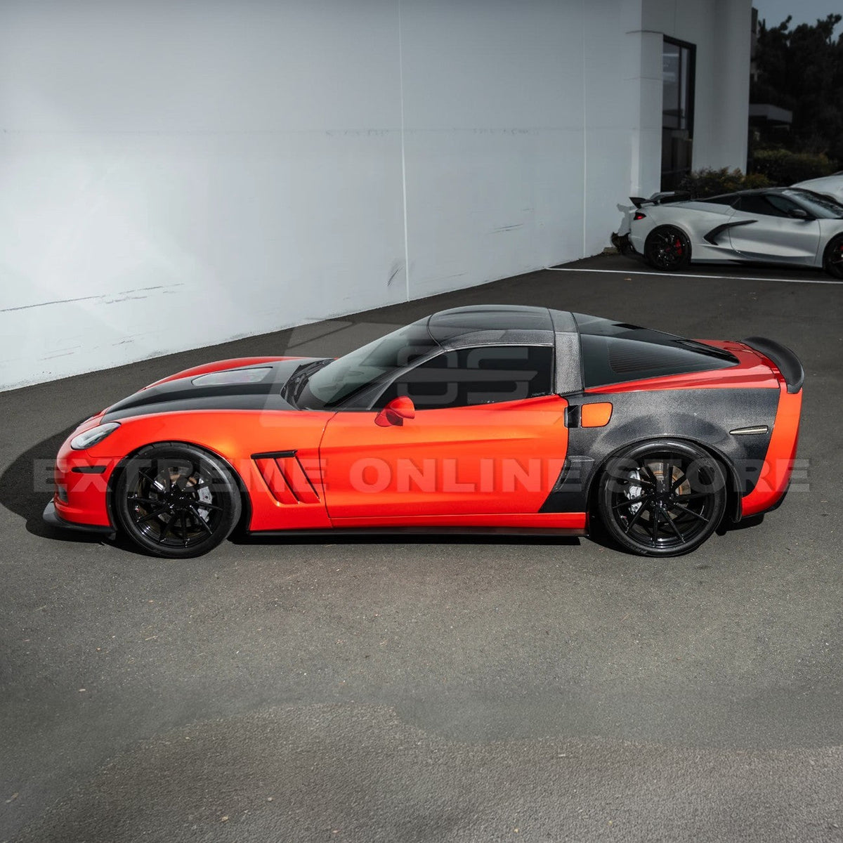 Corvette C6 Carbon Fiber Package B-Pillar / Halo Cover image 7