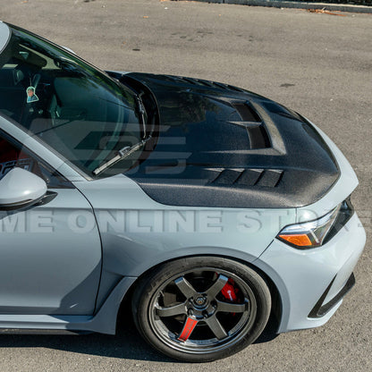 2023-Up Honda Civic FL5 Type-R | JDM Varis Style Front Hood Cover image 11