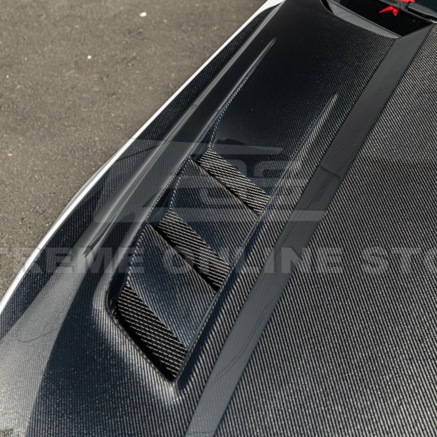 2018-23 Ford Mustang Terminator Style Front Vented Bumper Hood image 19