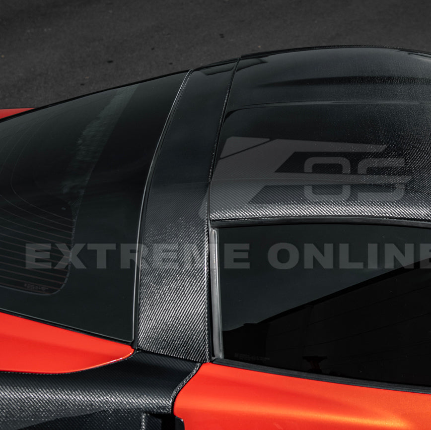 Corvette C6 Carbon Fiber Package B-Pillar / Halo Cover image 18