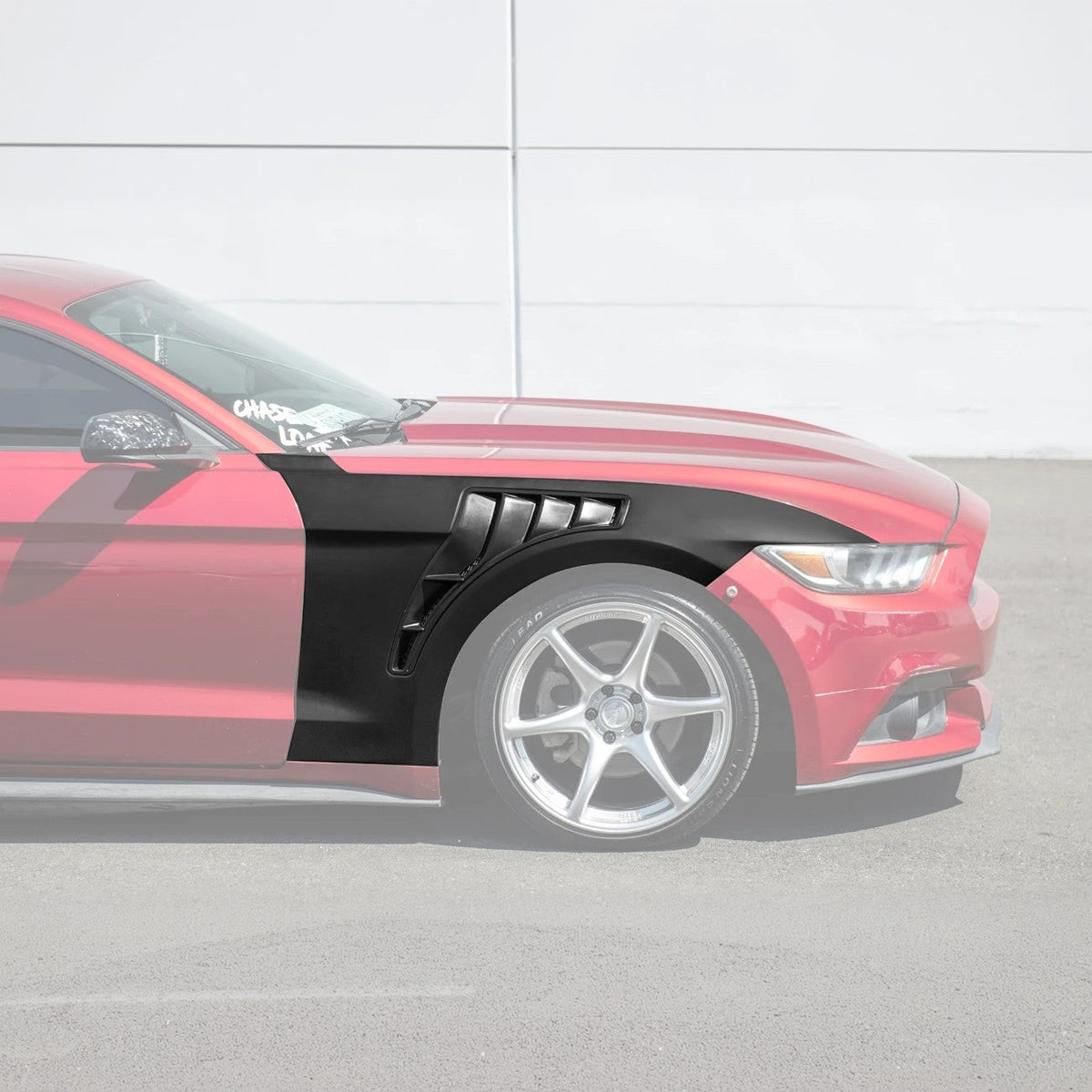 2015-17 Mustang GT500 KR Style Front Vented Fenders image 2