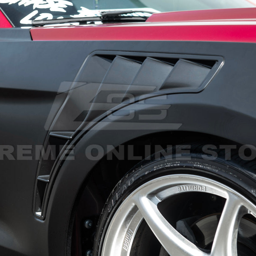 2015-17 Mustang GT500 KR Style Front Vented Fenders image 15