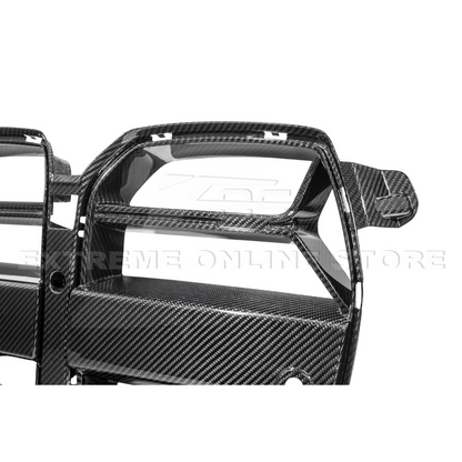2021-Up BMW G80 M3 | G82 G83 M4 | CSL Style Carbon Fiber Front Kidney Grille image 28