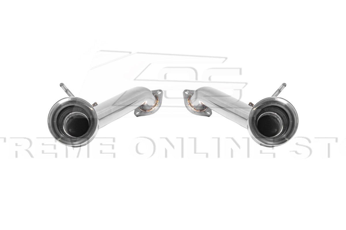 2023-Present Nissan 400Z RZ34 Stainless Steel Muffler Delete Axle Back Dual Tips Exhaust image 10