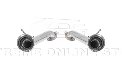 2023-Present Nissan 400Z RZ34 Stainless Steel Muffler Delete Axle Back Dual Tips Exhaust image 10