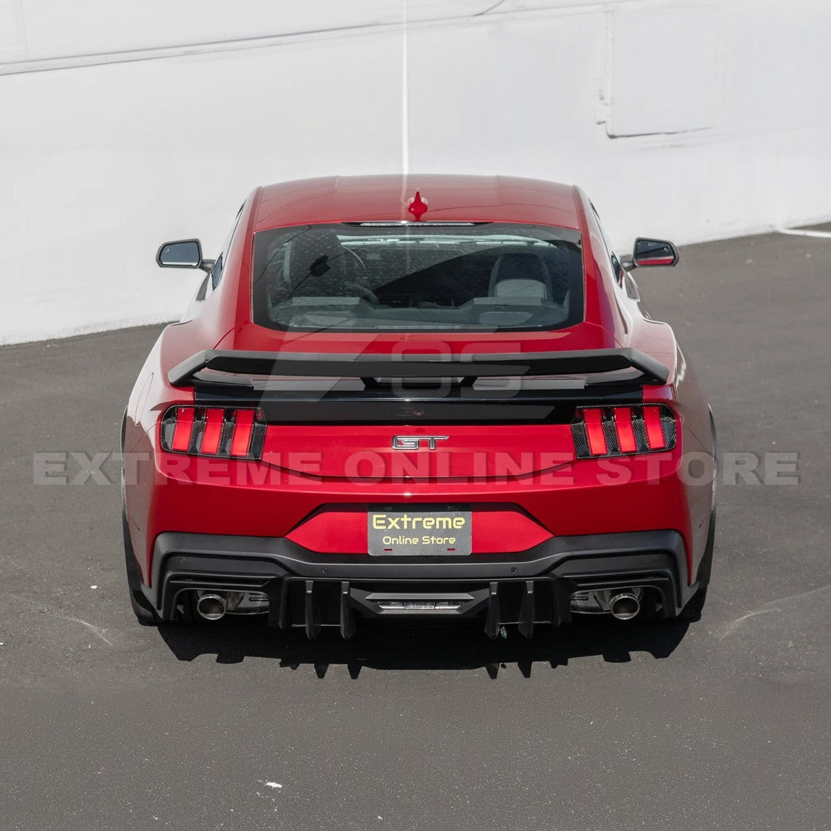 2024-Up Ford Mustang Rear Trunk Wing Wickerbill Spoiler image 7