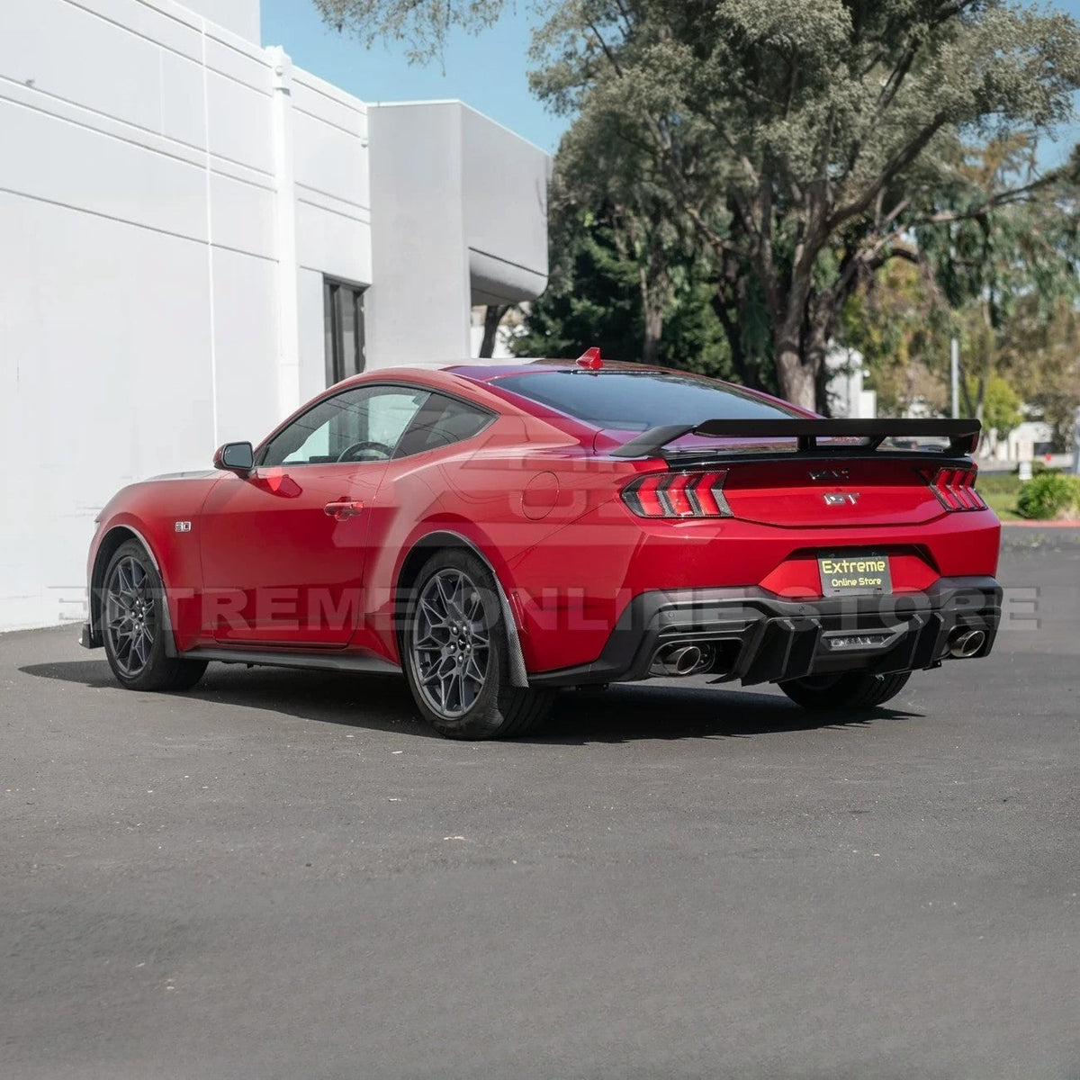 2024-Up Ford Mustang Rear Trunk Wing Wickerbill Spoiler image 8