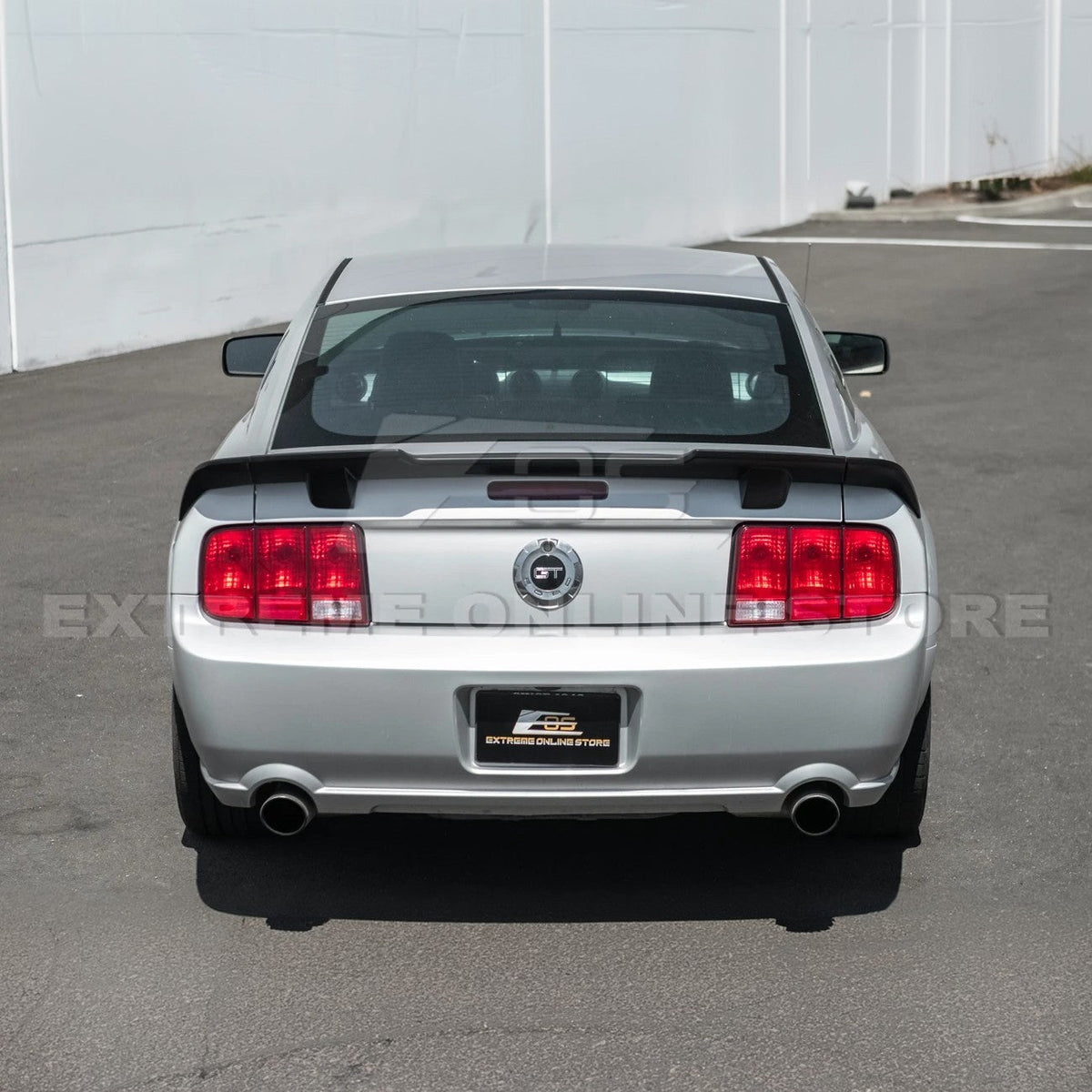2005-09 Ford Mustang R Style Primer Black ABS Rear Trunk Wing Spoiler Lid Lip image 6