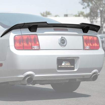 2005-09 Ford Mustang R Style Primer Black ABS Rear Trunk Wing Spoiler Lid Lip image 2