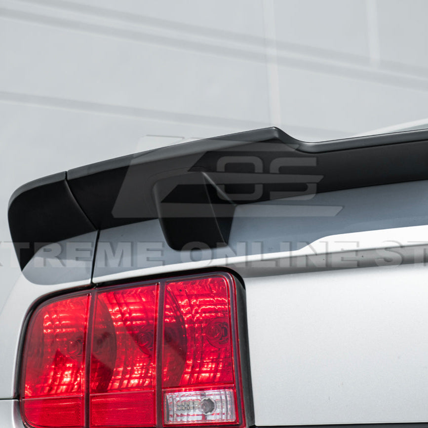 2005-09 Ford Mustang R Style Primer Black ABS Rear Trunk Wing Spoiler Lid Lip image 12