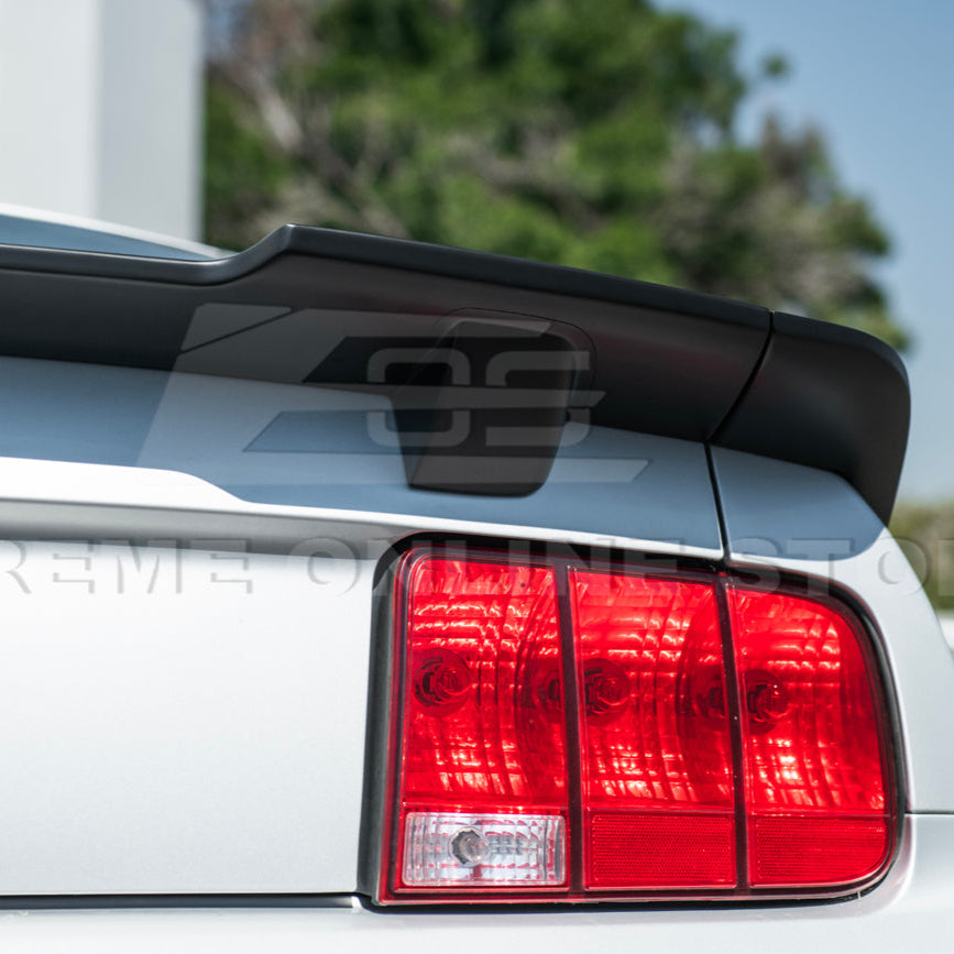 2005-09 Ford Mustang R Style Primer Black ABS Rear Trunk Wing Spoiler Lid Lip image 13
