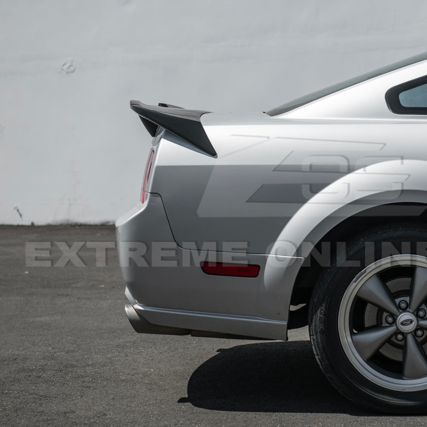 2005-09 Ford Mustang R Style Primer Black ABS Rear Trunk Wing Spoiler Lid Lip image 10