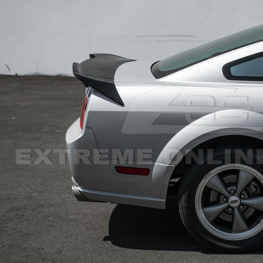 2005-09 Ford Mustang R Style Primer Black ABS Rear Trunk Wing Spoiler Lid Lip image 11
