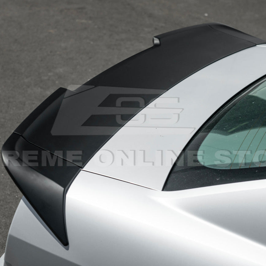 2005-09 Ford Mustang R Style Primer Black ABS Rear Trunk Wing Spoiler Lid Lip image 14