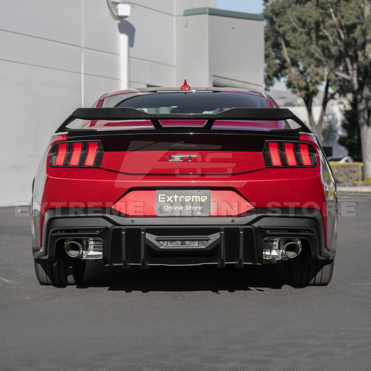 2024-Up Ford Mustang Rear Wing Wickerbill Spoiler image 6