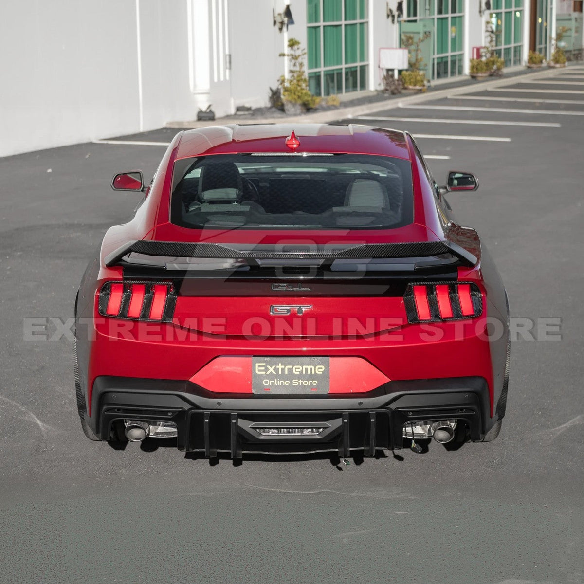 2024-Up Ford Mustang Rear Wing Wickerbill Spoiler image 7