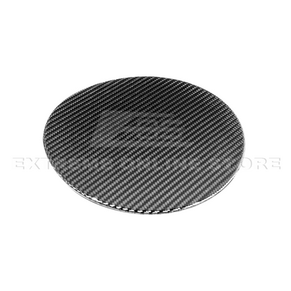 2024-Up Ford Mustang S650 Dry Carbon Fiber Side Fender Fuel Tank Gas Lid Cover image 4