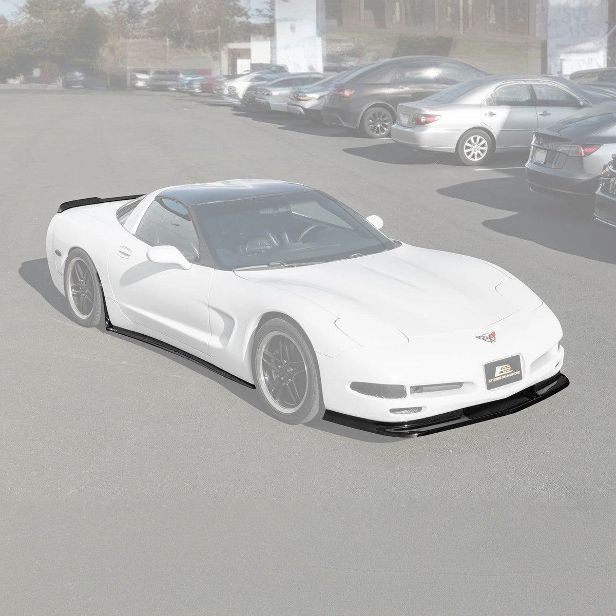1997-04 Corvette C5 ZR1 Front Vented Lip Side Skirts Rear Spoiler image 2