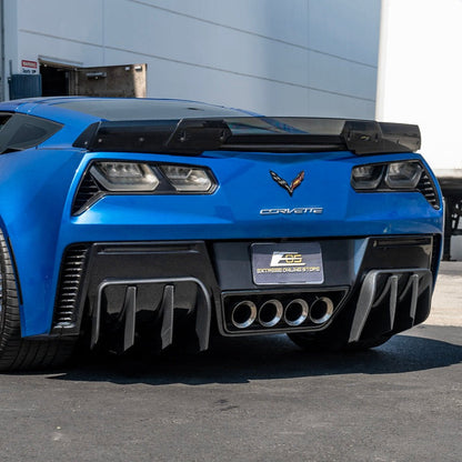 Corvette C7 Add On Rear Bumper Diffuser image 37