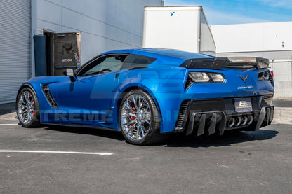 Corvette C7 Add On Rear Bumper Diffuser image 41