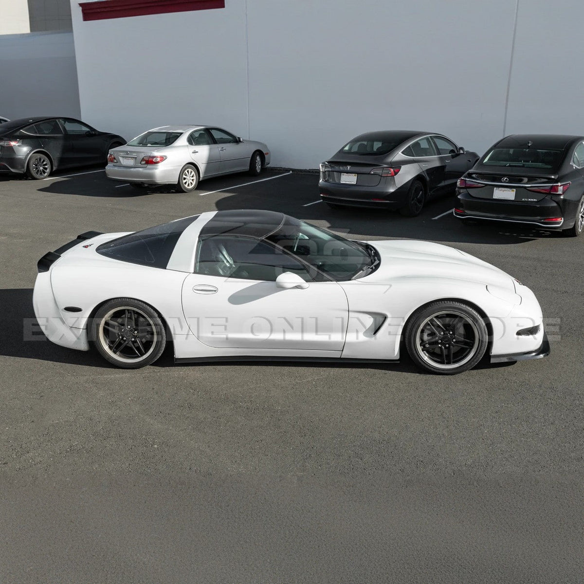 1997-04 Corvette C5 ZR1 Front Vented Lip Side Skirts Rear Spoiler image 6