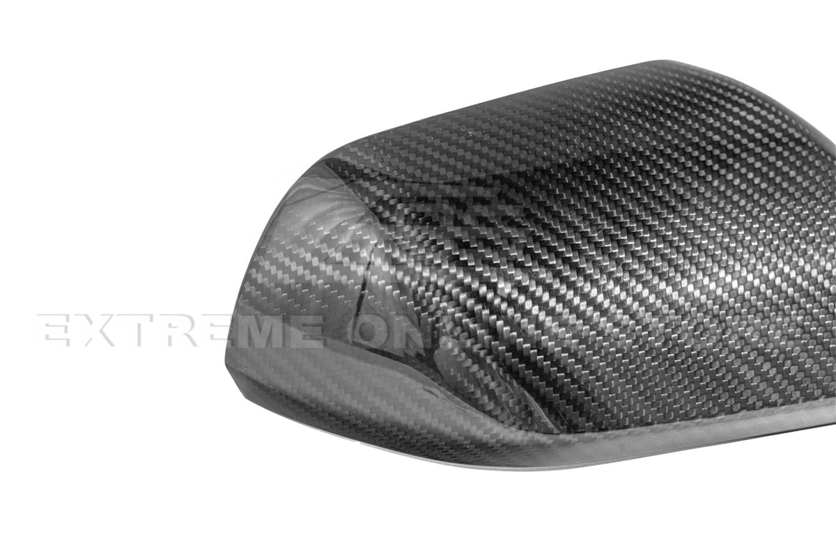 2024-Up Ford Mustang DRY CARBON FIBER Mirror Cap Cover Pair image 8