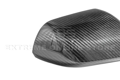 2024-Up Ford Mustang DRY CARBON FIBER Mirror Cap Cover Pair image 8