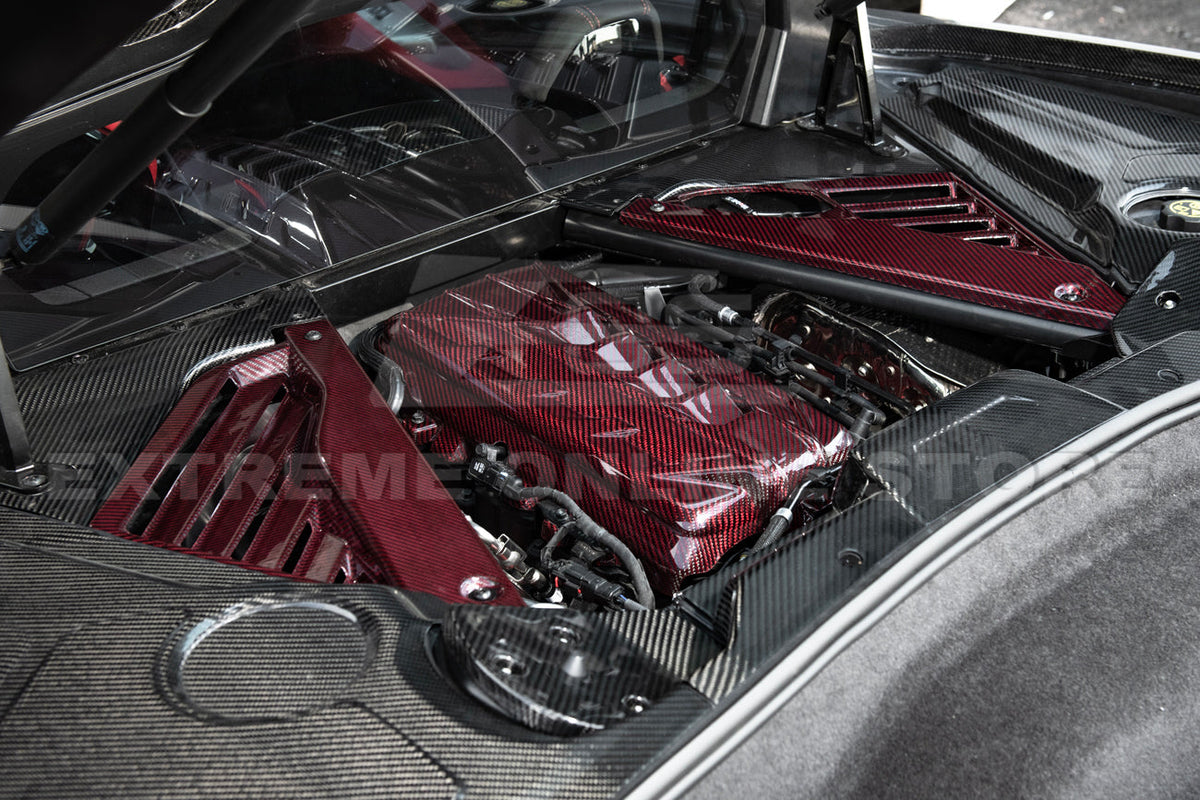 Corvette C8 Coupe Engine Cover W/ Bay Panel Insert image 20