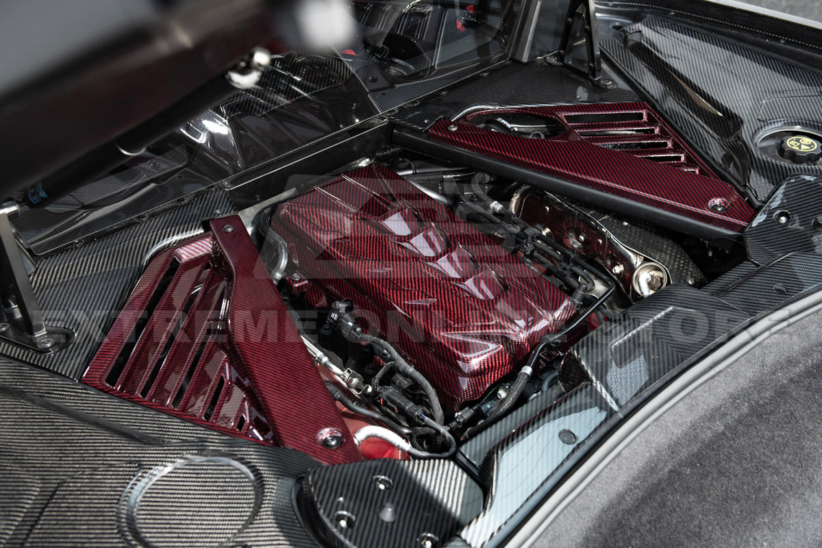 Corvette C8 Coupe Engine Cover W/ Bay Panel Insert image 21