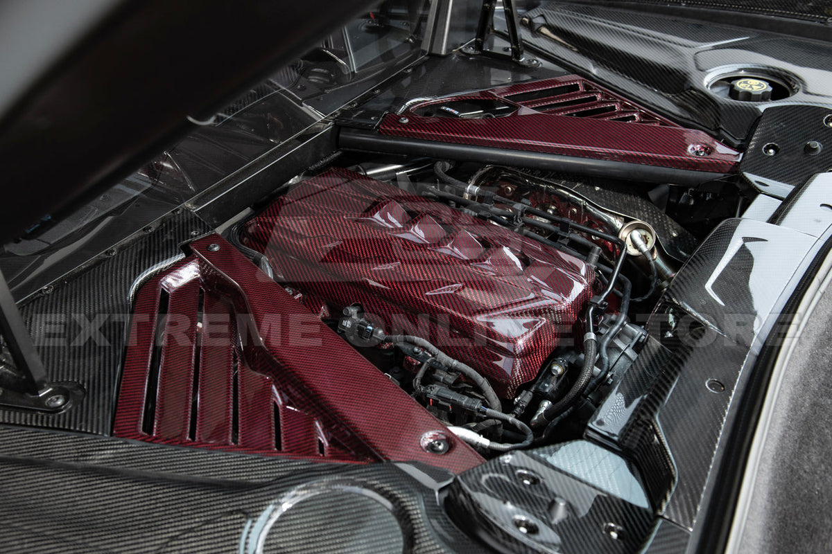 Corvette C8 Coupe Engine Cover W/ Bay Panel Insert image 22