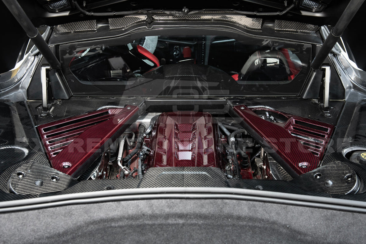 Corvette C8 Coupe Engine Cover W/ Bay Panel Insert image 23