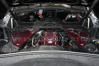 Corvette C8 Coupe Engine Cover W/ Bay Panel Insert image 23